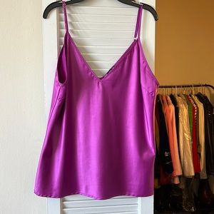 Zara Purple silk camisole- Large